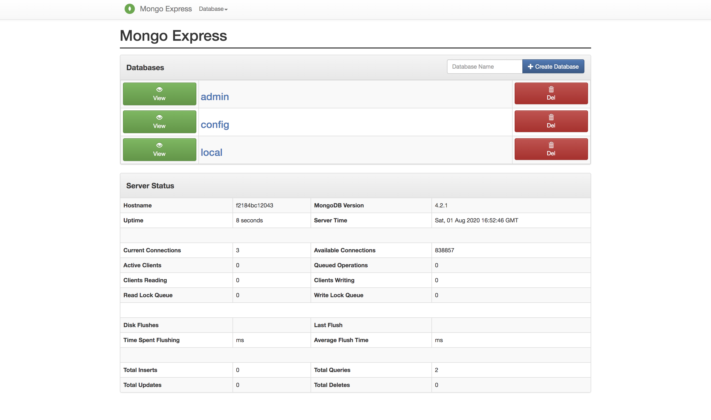 Mongo Express
